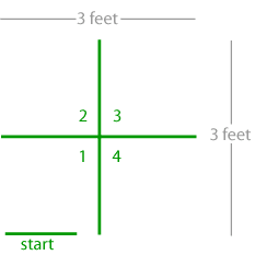 Quadrant Agility Jump Test