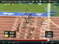 Olympic Games 100m sprint