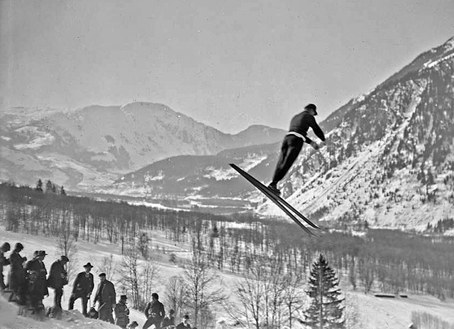 Einar Landvik in Chamonix in 1924