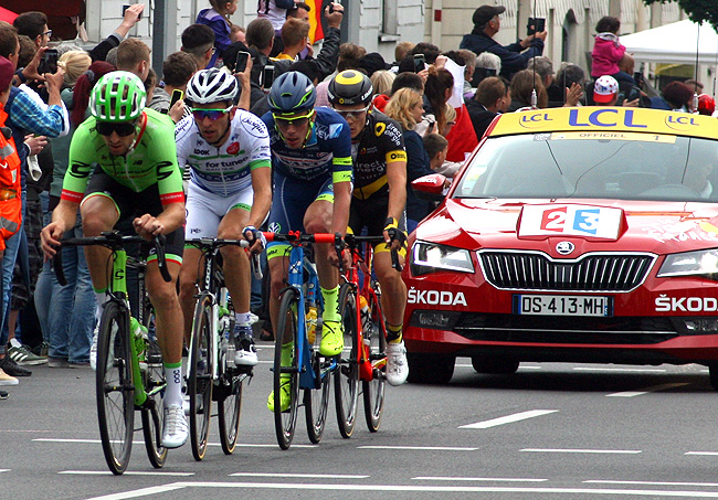 riders on the 2017 Tour de France