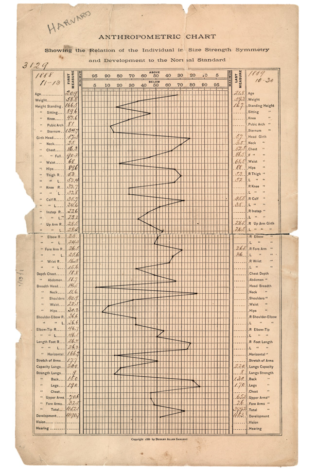 anthropometric chart