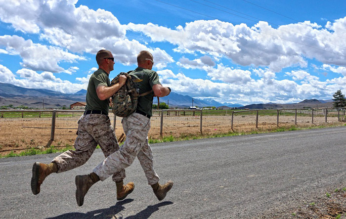 US Army soldiers in training