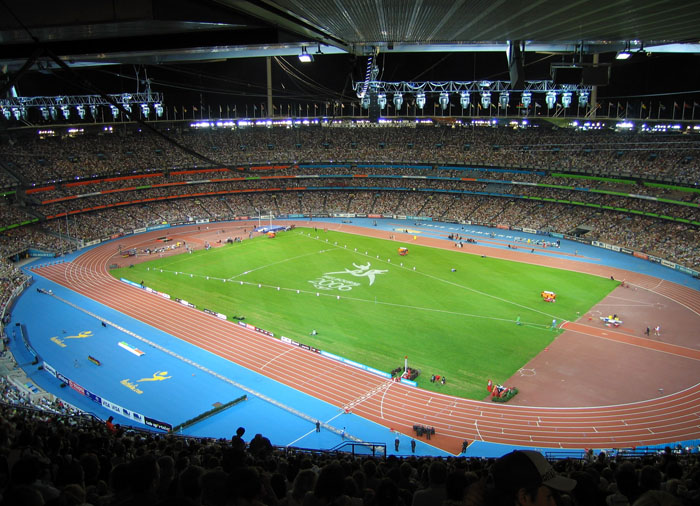 high jump event at Glasgow Commonwealth Games 2014