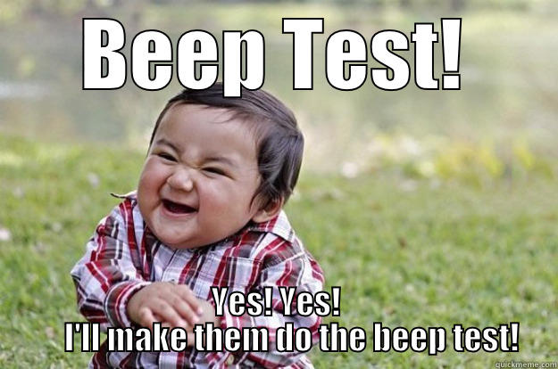 Beep test meme