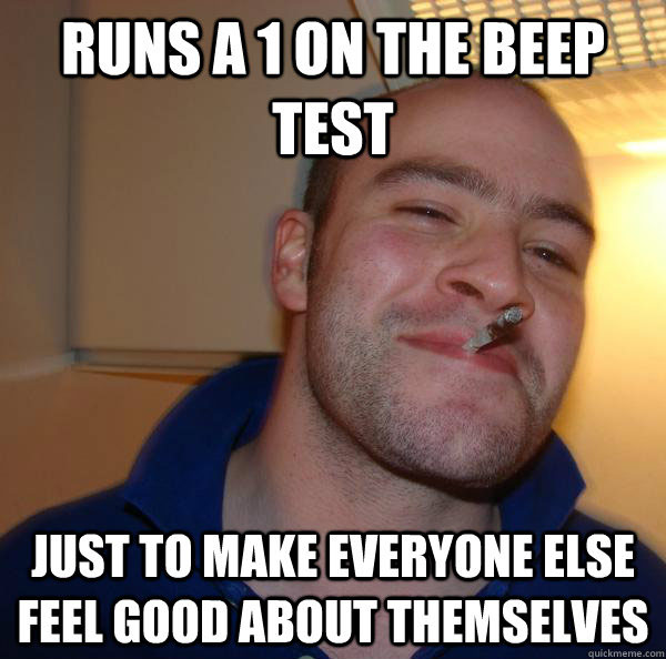 Beep test meme