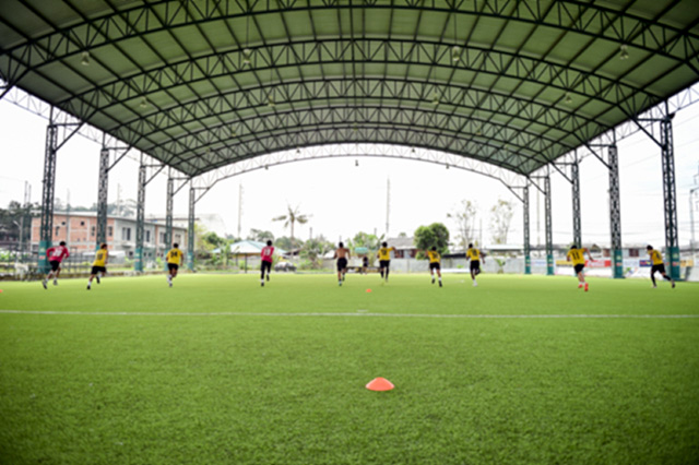 running the beep test undercover