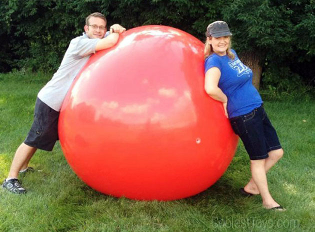 big red ball