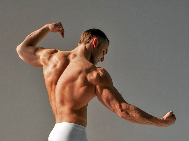 bodybuilder posing