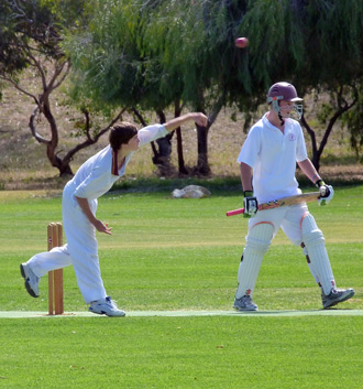 cricket bowling