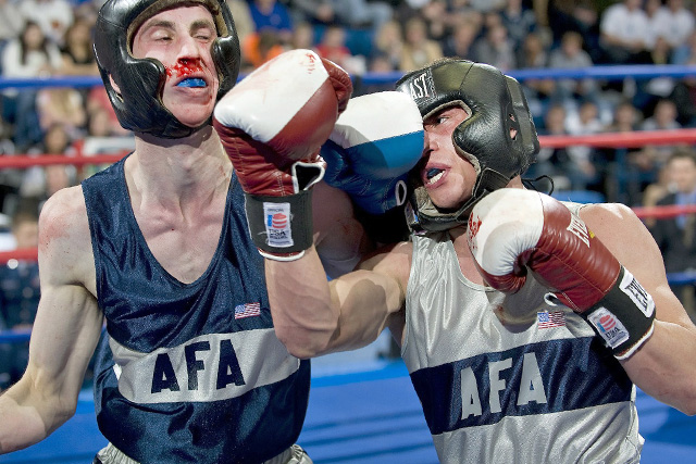 boxer mouthguards and helmet