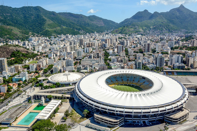 Maracanã Stadium in Rio de Janeiro, Brazil