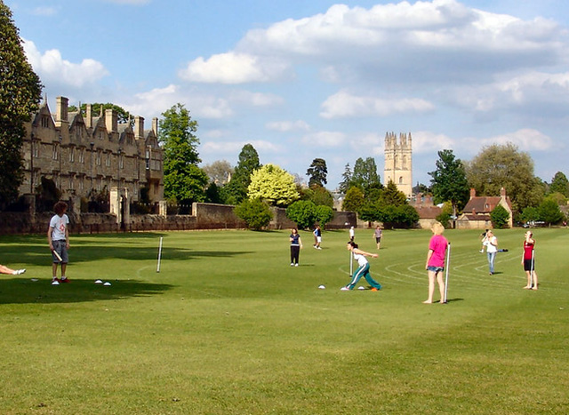 a British Baseball game in Oxford, UK