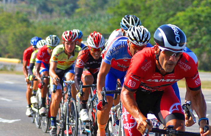 Road race in Cuba