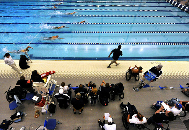 disabled swimming meet