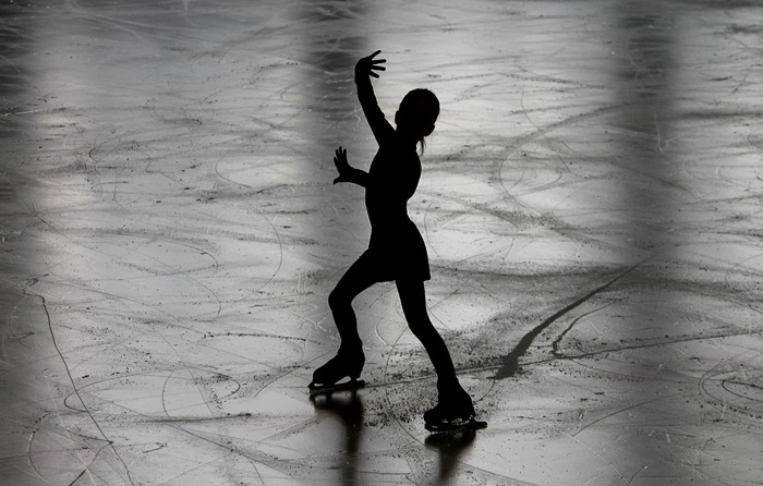 skating on ice