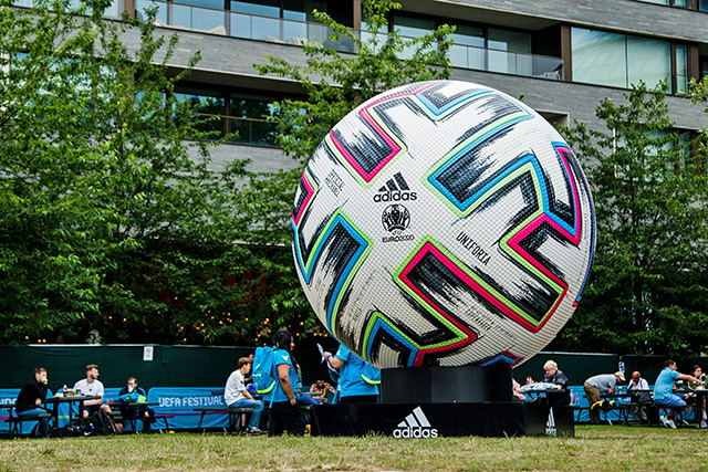 Euro 2020 giant football