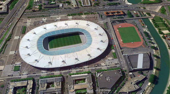 Stade de France, Paris — The main Olympic stadium for the 2024 Games, hosting rugby sevens and athletics events.