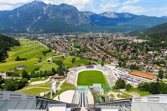 Ski jump at Garmisch-Partenkirchen