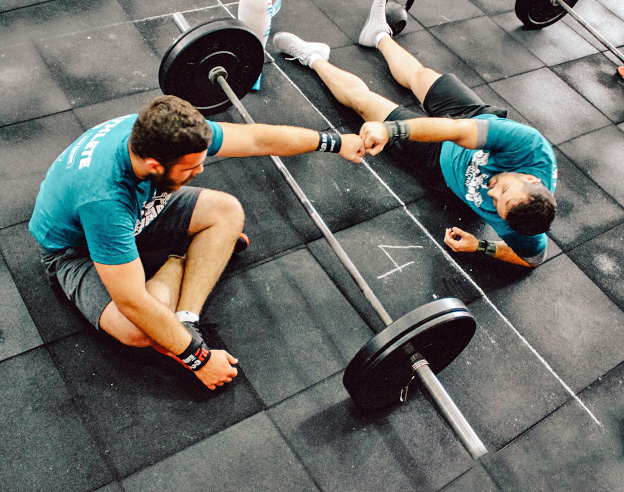 gym buddies