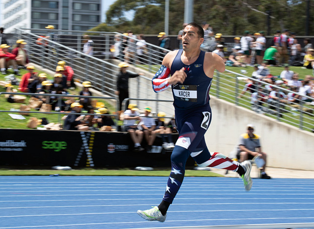 a Paralympic sprinter