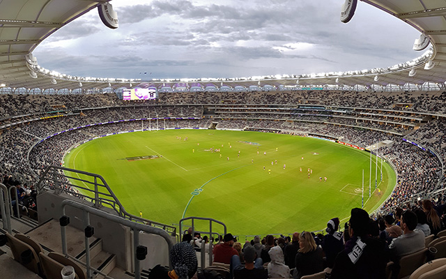 Optus stadium in Perth