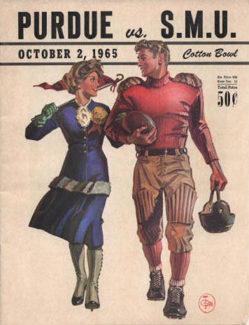 Purdue vs. SMU Program Cover (1965)