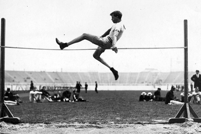 Ray Ewry is one of the most successful athletes of all-time in the Olympics. He won eight individual gold medals in track and field events.