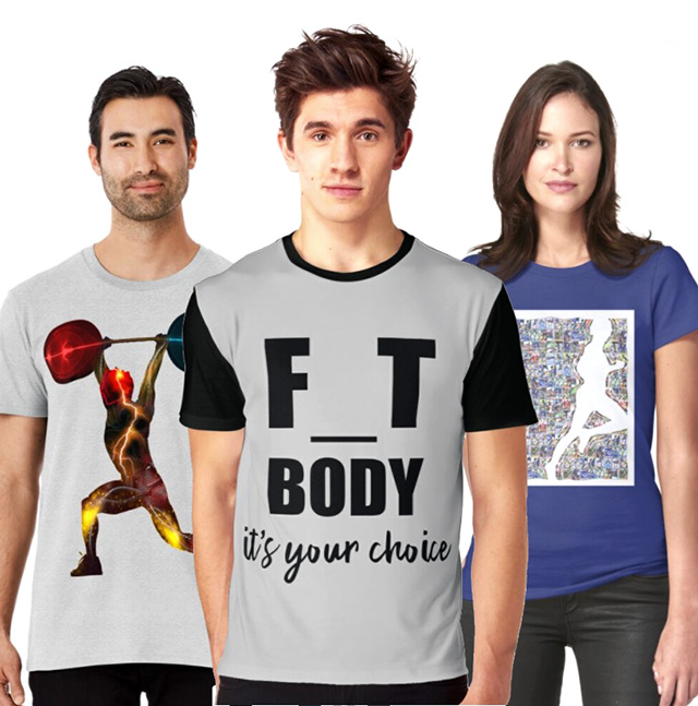 fitness tshirts