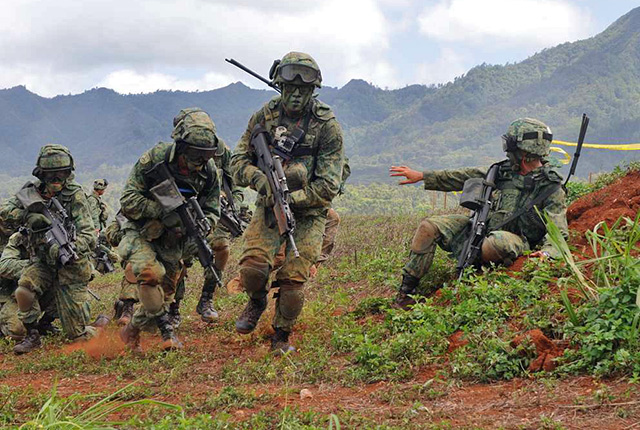 Singaporean soldiers