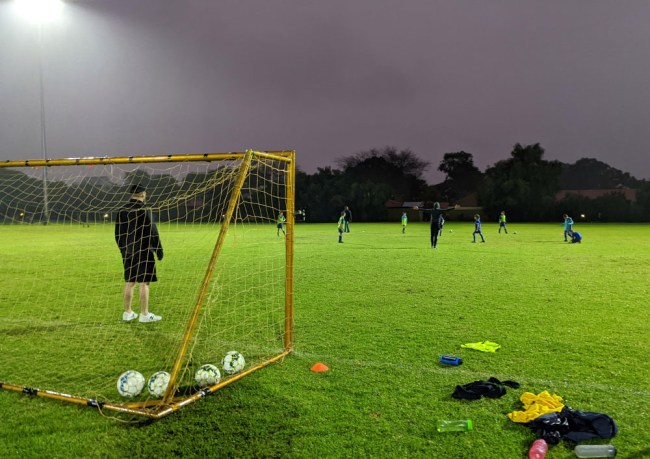 Training under the lights