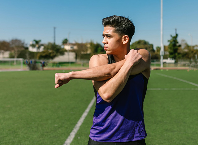 upper body stretching