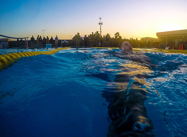 military swim fitness testing