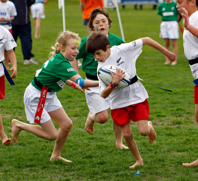 tag rugby game