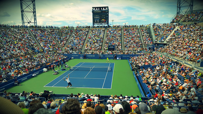 Sock versus Cilic at the 2016 US Open