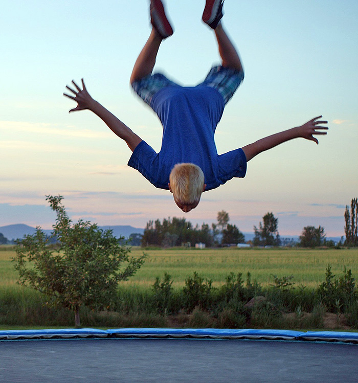 Trampolining tricks