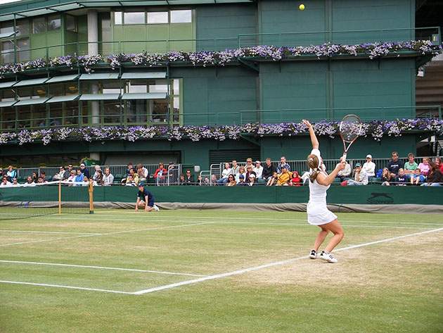 Simona Halep at Wimbeldon
