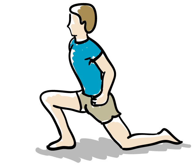 Forward Lunge Stretch 